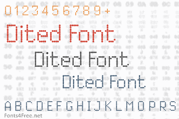 Dited Font