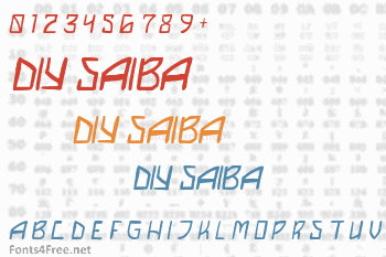 DIY Saiba Font