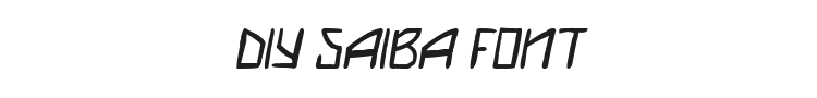 DIY Saiba Font