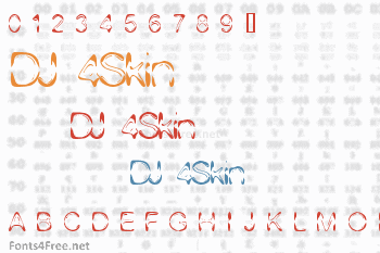 DJ 4Skin Font