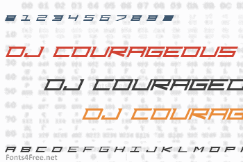 DJ Courageous Font