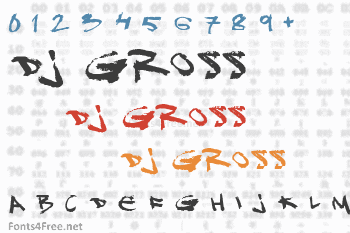 DJ Gross Font