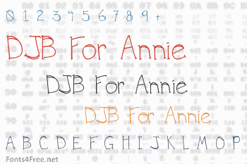 DJB For Annie Font