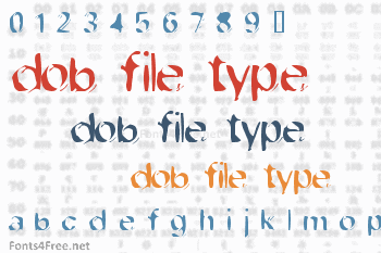 Dob File Type Font