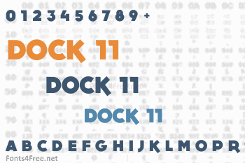 Dock 11 Font