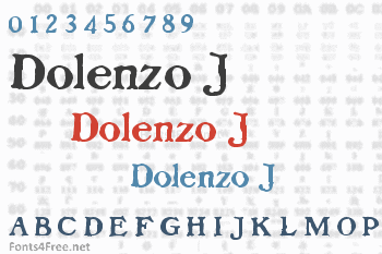 Dolenzo J Font