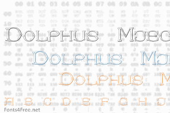 Dolphus-Mieg Alphabet Two Font