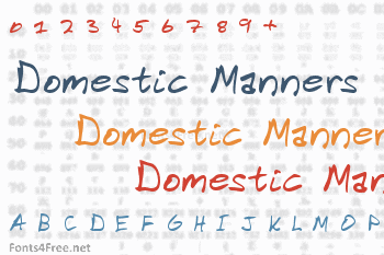 Domestic Manners Font