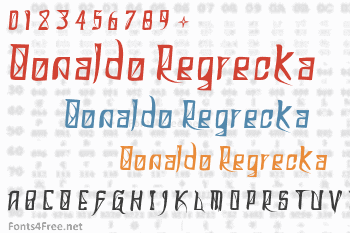 Donaldo Regrecka Font
