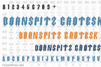 Dornspitz Grotesk Font