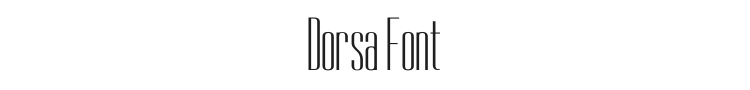 Dorsa Font Preview