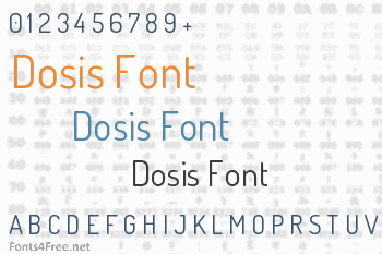 Dosis Font