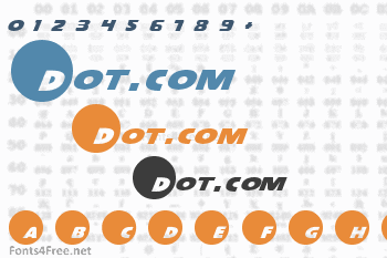 Dot Com Font