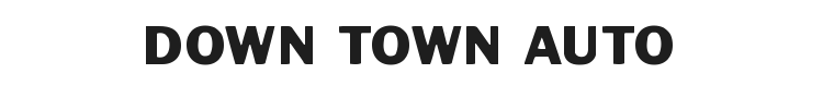 Down Town Auto Font Preview