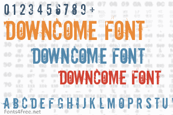 Downcome Font