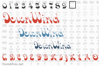 DownWind Font