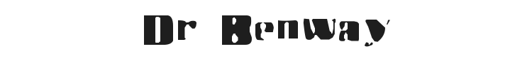 Dr Benway Font Preview