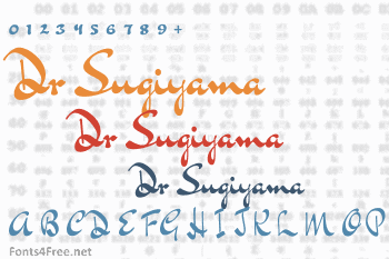 Dr Sugiyama Font