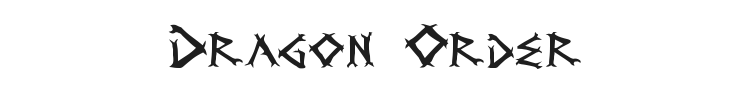 Dragon Order Font