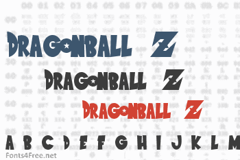 Dragonball Z Font