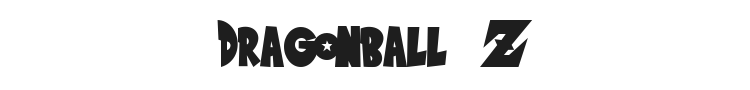 Dragonball Z Font Preview