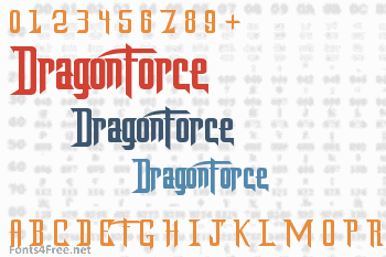 DragonForce Font