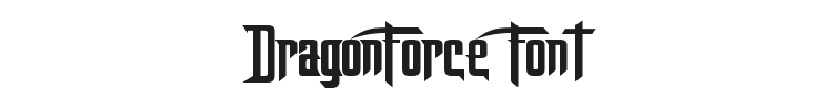 DragonForce Font Preview