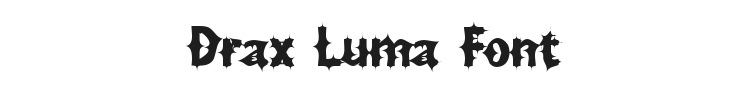 Drax Luma Font