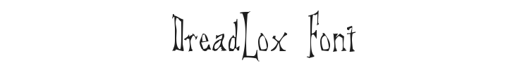 DreadLox Font Preview