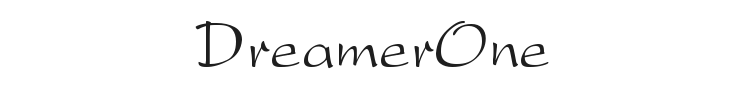 DreamerOne Font Preview