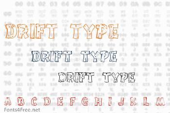 Drift Type Font