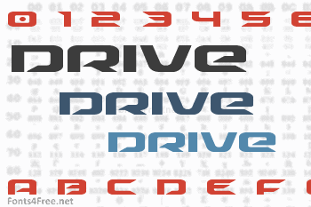 Drive Font