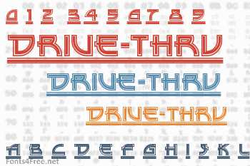 Drive-Thru Font