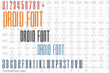 Droid Font