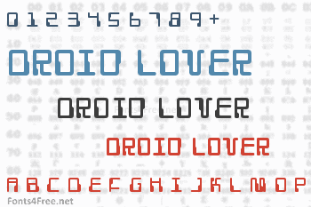 Droid Lover Font