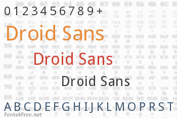 Droid Sans Font