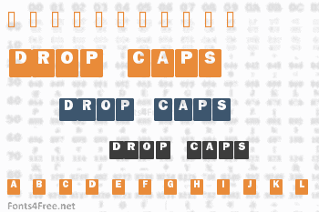 Drop Caps Font