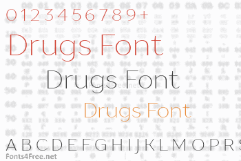 Drugs Font