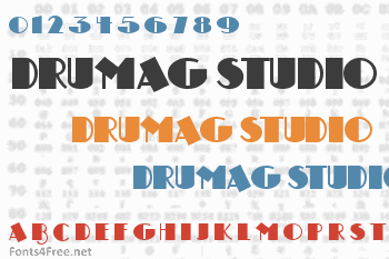 Drumag Studio Font