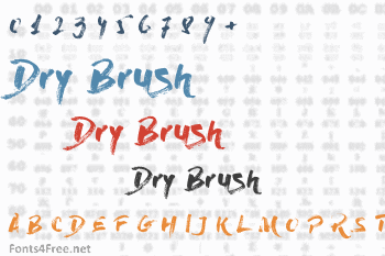 Dry Brush Font