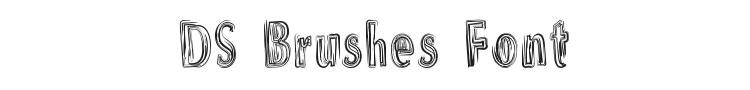 DS Brushes Font Preview