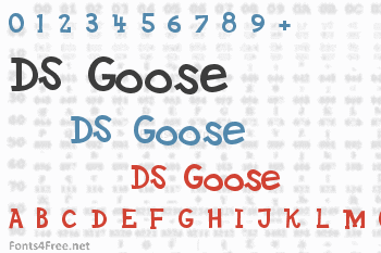 DS Goose Font