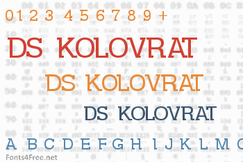 DS Kolovrat Font