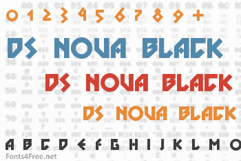 DS Nova Black Font