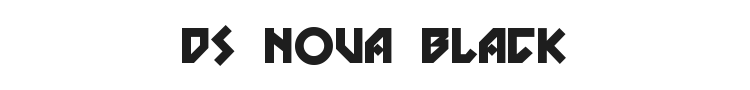 DS Nova Black Font