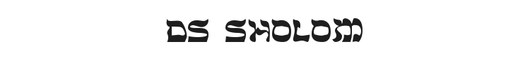 DS Sholom Font Preview