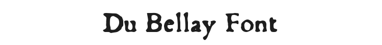 Du Bellay Font Preview