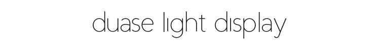 Duase Light Display Font Preview