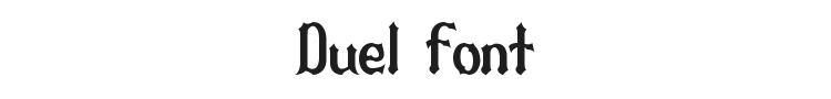 Duel Font