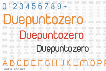 Duepuntozero Font